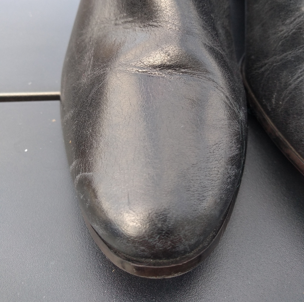 Women's Calvin Klein Black Chunky Block Heel Felda Booties, Size 6, Ankl… - Picture 11 of 16